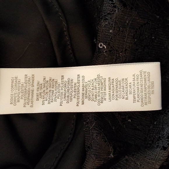 Alex Evenings Floor Length Evening Gown Black Size 20 W Rosette Ribbon Skirt - Picture 11 of 17